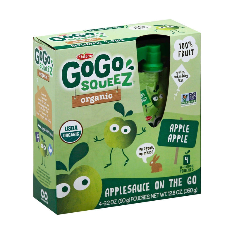 Gogo Squeeze Sauce - Apple - Case Of 12 - 3.2 Oz. - Orca Market