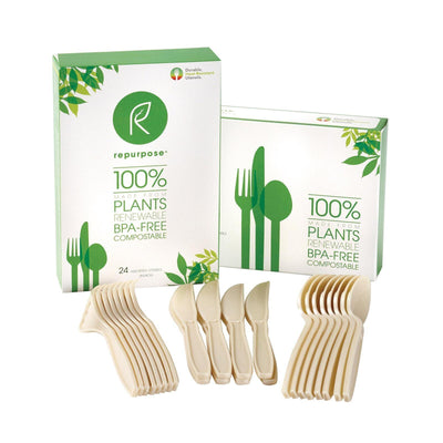 Repurpose Plant Base High Heat Utensils Set - Case Of 20 - 24 Count - Orca Market