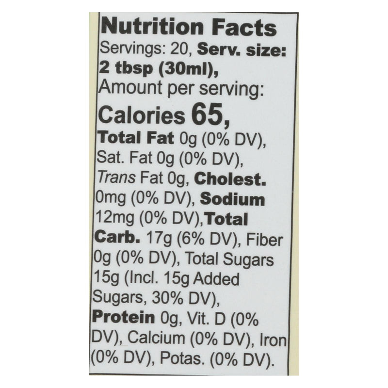 Wholesome Sweeteners Organic Syrup - Pancake Lite - Case Of 6 - 20 Fl Oz - Orca Market