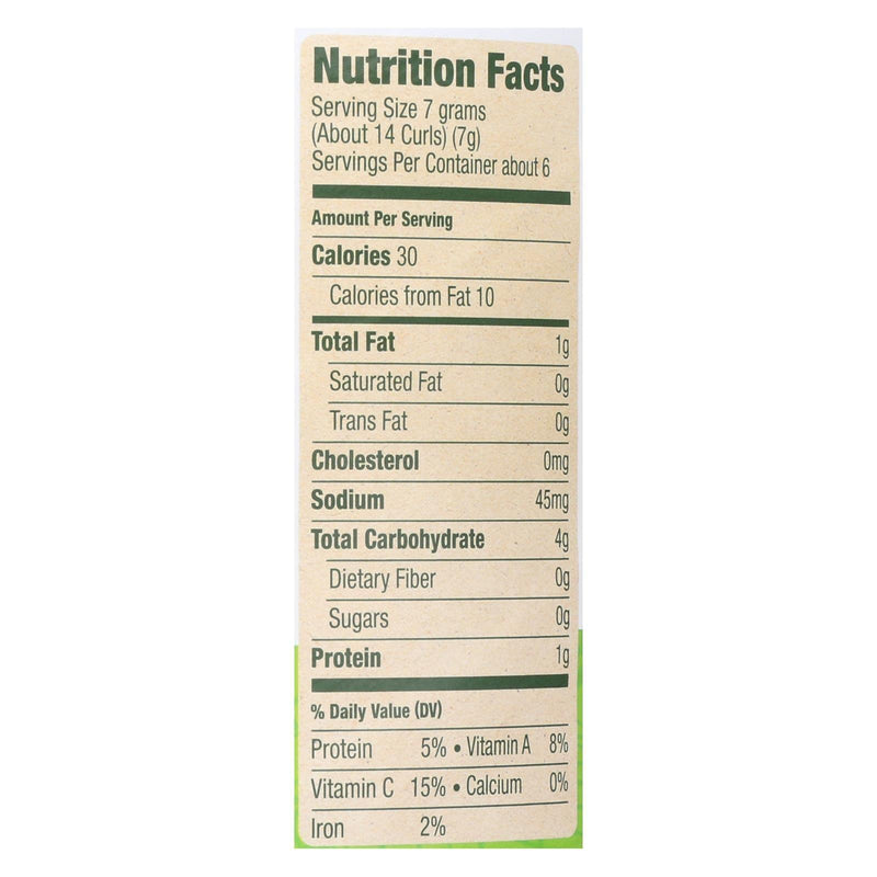 Sprout Organic Broccoli Curlz Baked Toddler Snacks - Case Of 6 - 1.48 Oz - Orca Market