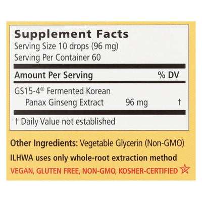 Ilhwa Enzyme Fermented Ginseng Elixir - 1 Each - 30 Ml - Orca Market