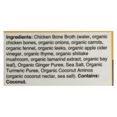 Kettle And Fire - Bone Broth Trmc Ginger Chicken - Case Of 6 - 16.9 Oz - Orca Market