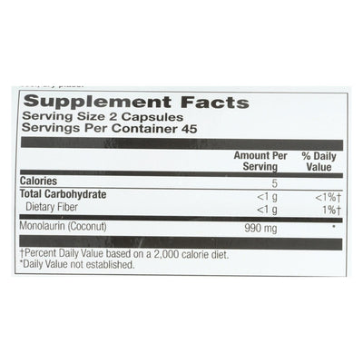 Health From The Sun Monolaurin - 1 Each - 90 Vcap - Orca Market