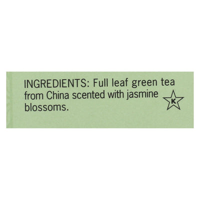 Smith Teamaker Green Tea - Jasmine Silver Tip - Case Of 6 - 15 Bags - Orca Market