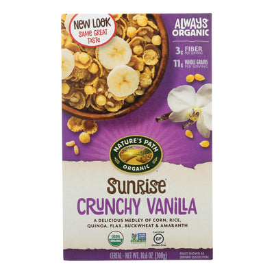 Nature's Path Crunchy Vanilla - Sunrise - Case Of 12 - 10.6 Oz. - Orca Market