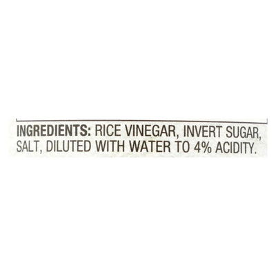 Nakano Seasoned Rice Vinegar - Case Of 6 - 12 Fl Oz. - Orca Market