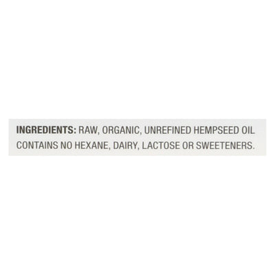 Nutiva Hemp Oil, Cold-pressed - 1 Each - 24 Fz - Orca Market