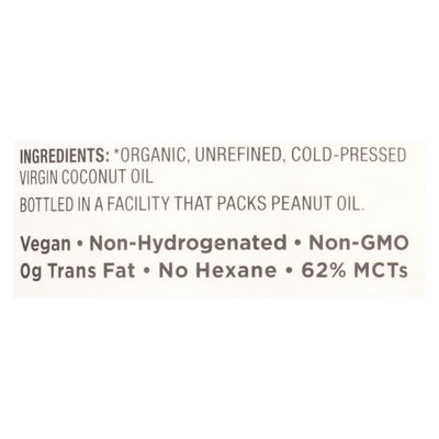 Nutiva Coconut Oil - Organic - Superfood - Virgin - Unrefined - 14 Oz - Case Of 6 - Orca Market