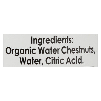 Native Forest Organic Sliced Water Chestnuts - Case Of 6 - 8 Oz - Orca Market