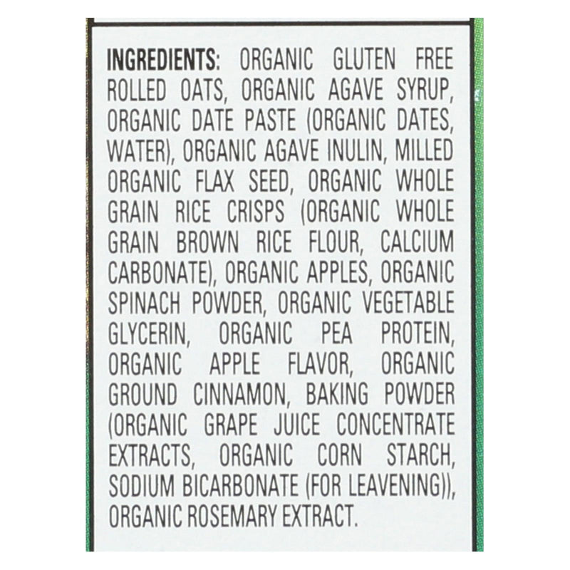 Happy Tot Soft Baked Oat Bar Organic Apples & Spinach - Case Of 6 - 5/.88oz - Orca Market