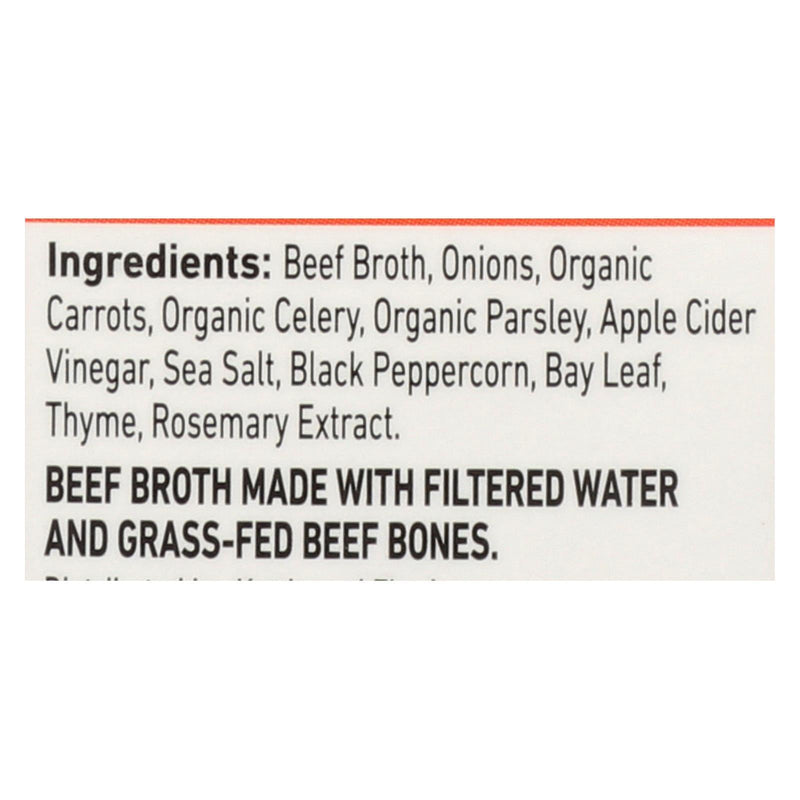 Kettle & Fire Beef Bone Broth - Case Of 6 - 16.9 Oz - Orca Market