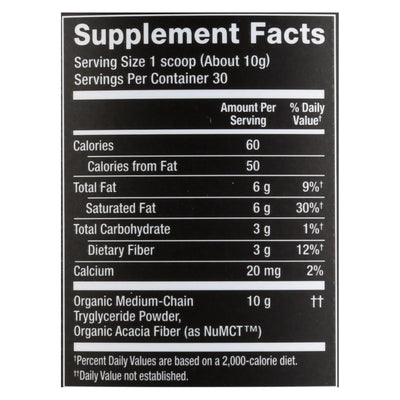 Nutiva - Powder Mct - 1 Each - 10.6 Oz - Orca Market