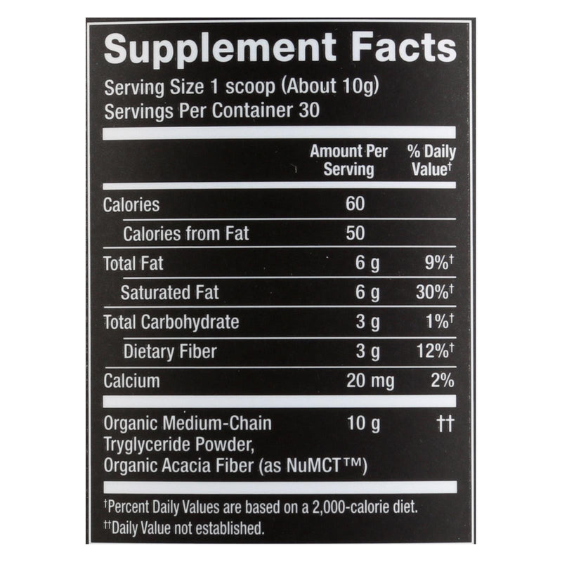 Nutiva - Powder Mct - 1 Each - 10.6 Oz - Orca Market