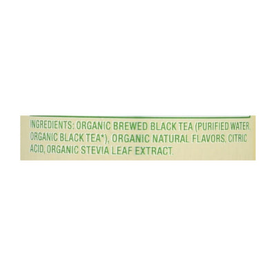 Zevia - Tea Black Peach - Case Of 12 - 12 Fz - Orca Market