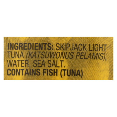 Sustainable Seas - Tuna Chunk Light In H2o - Case Of 12 - 5 Oz - Orca Market