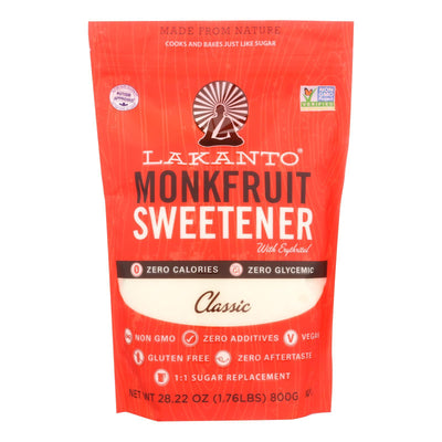 Lakanto's Classic Monkfruit Sweetener - Case Of 8 - 28.22 Oz - Orca Market