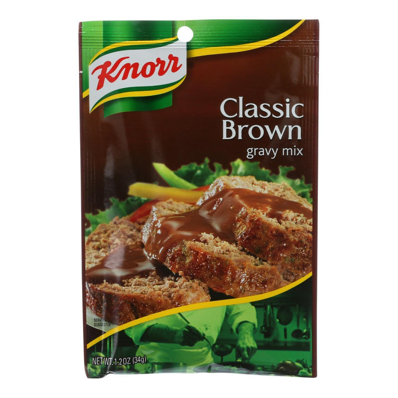 Knorr Gravy Mix - Classic Brown - 1.2 Oz - Case Of 12 - Orca Market