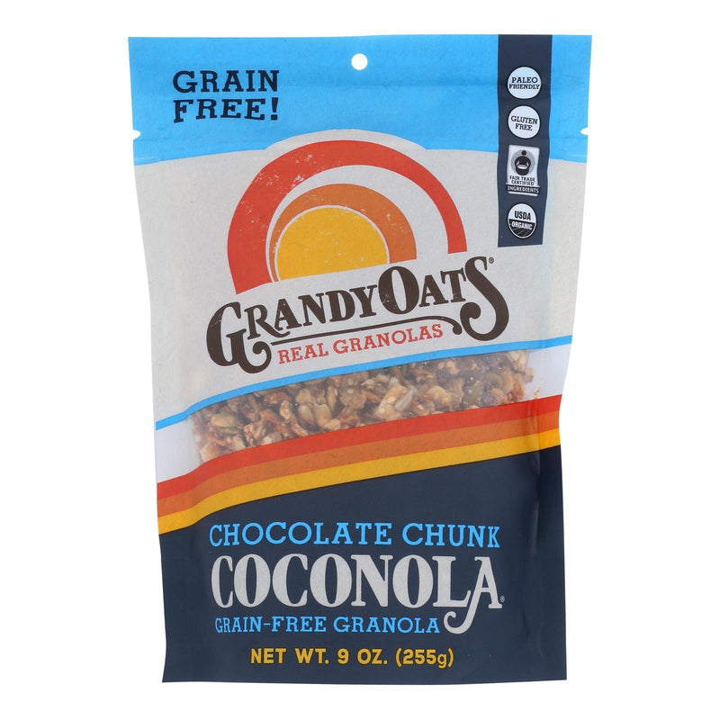 Grandy Oats Organic Granola - Chocolate Chunk Coconola - Case Of 6 - 9 Oz - Orca Market