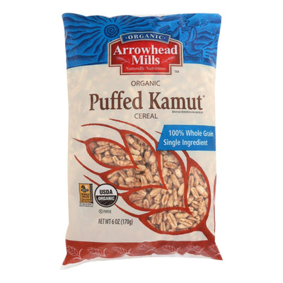 Arrowhead Mills - Organic Puffed Kamut Cereal - Case Of 12 - 6 Oz. - Orca Market