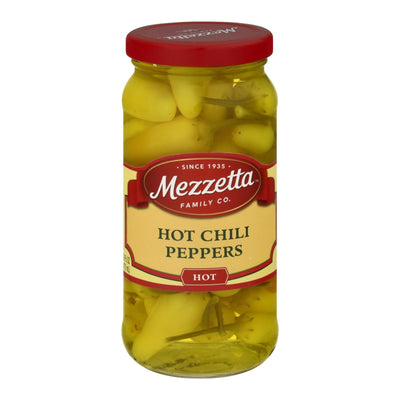 Mezzetta Hot Chili Peppers - Case Of 6 - 16 Oz. - Orca Market