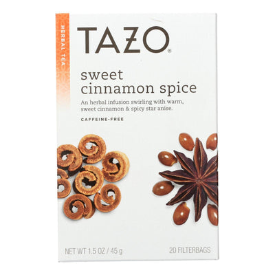 Tazo Tea Herbal Tea - Sweet Cinnamon Spice - Case Of 6 - 20 Bag - Orca Market