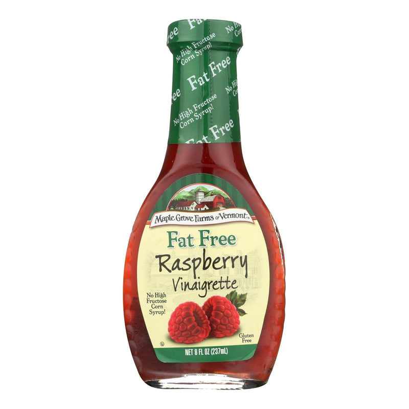 Maple Grove Farms - Fat Free Salad Dressing - Raspberry Vinaigrette - Case Of 12 - 8 Oz. - Orca Market