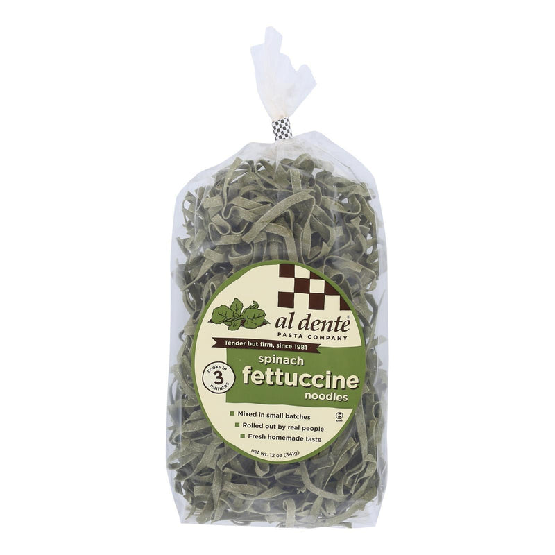 Al Dente - Fettuccine - Spinach - Case Of 6 - 12 Oz. - Orca Market