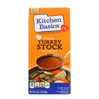 Kitchen Basics Turkey Stock - Case Of 12 - 32 Fl Oz. - Orca Market