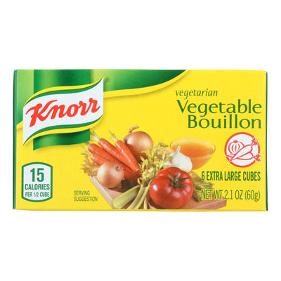 Knorr Bouillon Cubes - Vegetable - Extra Large - 2.13 Oz - Case Of 24 - Orca Market