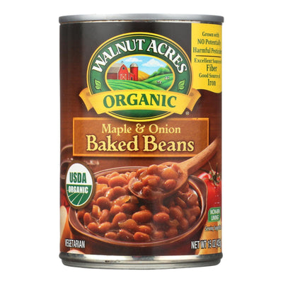 Walnut Acres Organic Baked Beans - Maple And Onion - Case Of 12 - 15 Oz. - Orca Market