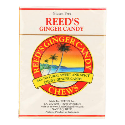 Reed's Ginger Beer Chewy Ginger Candy Rolls - Case Of 20 - 2 Oz - Orca Market