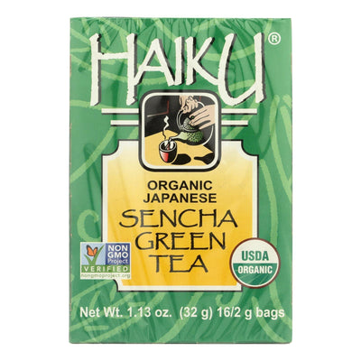 Haiku Green Tea - Sencha - Case Of 6 - 16 Bags - Orca Market