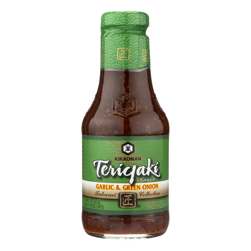 Kikkoman Teriyaki Sauce - Garlic And Green Onion - Case Of 6 - 20.5 Oz. - Orca Market