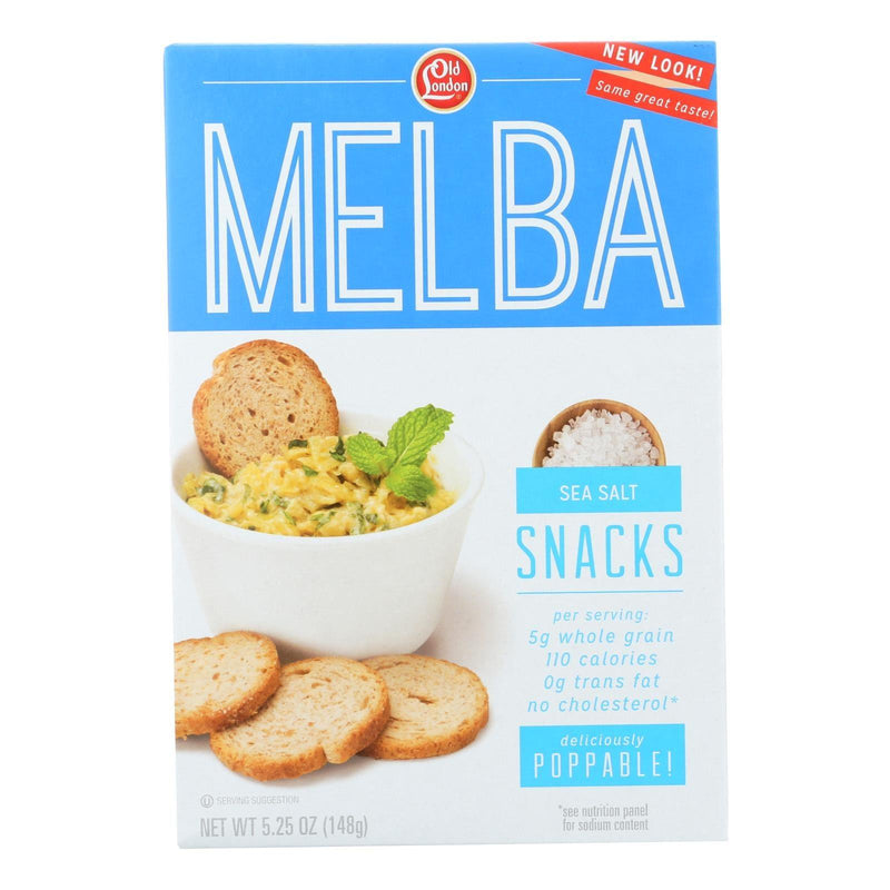 Old London - Melba Snacks - Sea Salt - Case Of 12 - 5.25 Oz. - Orca Market