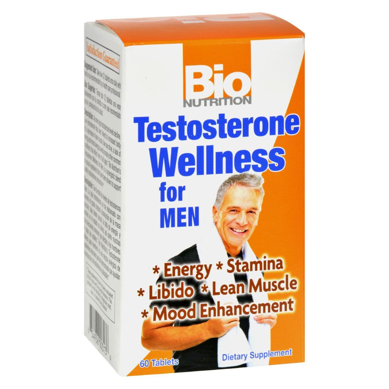 Bio Nutrition - Testosterone Wellness For Men - 60 Tablets - Orca Market