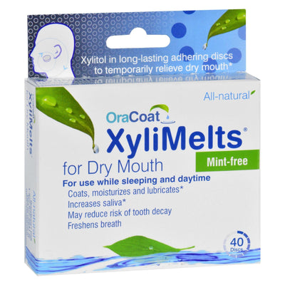 Oracoat - Xylimelts - Dry Mouth - Mint Free - 40 Count - Orca Market