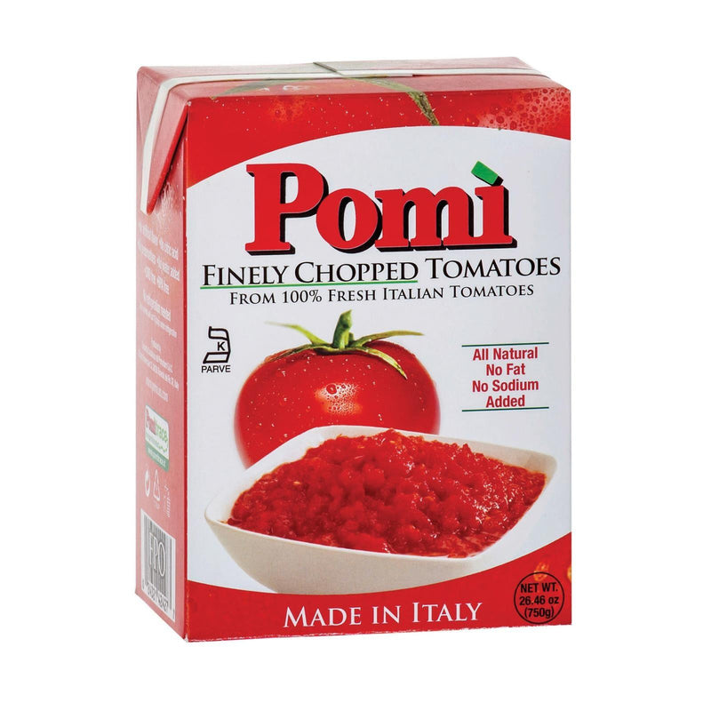 Pomi Tomatoes Chopped Tomatoes - Finely - Case Of 12 - 26.46 Oz. - Orca Market