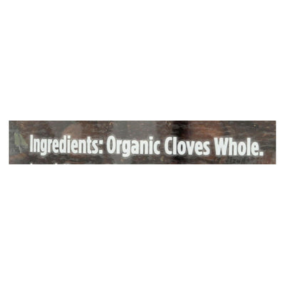 Spicely Organics - Organic Cloves - Whole - Case Of 3 - 1.1 Oz. - Orca Market