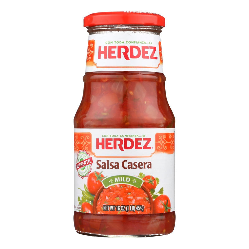 Herdez Salsa - Casera Medium - Case Of 12 - 16 Oz. - Orca Market