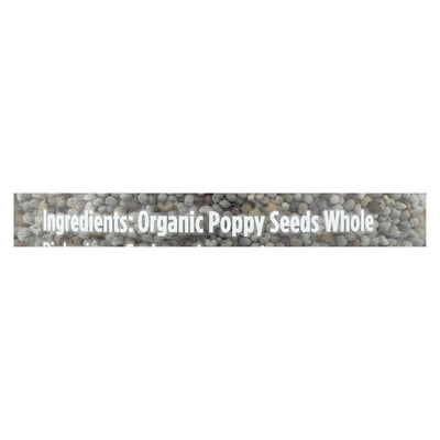 Spicely Organics - Poppy Seeds - Case Of 3 - 2.2 Oz - Orca Market