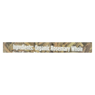 Spicely Organics - Organic Rosemary - Whole - Case Of 3 - 0.5 Oz. - Orca Market