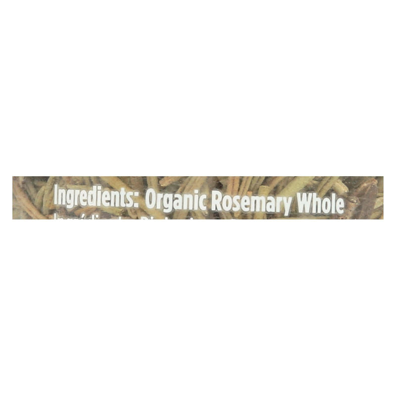 Spicely Organics - Organic Rosemary - Whole - Case Of 3 - 0.5 Oz. - Orca Market