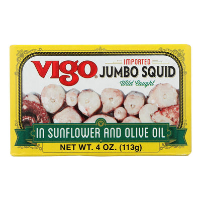 Vigo Wild Caught Octopus In Soy And Olive Oil - Case Of 10 - 4 Oz - Orca Market