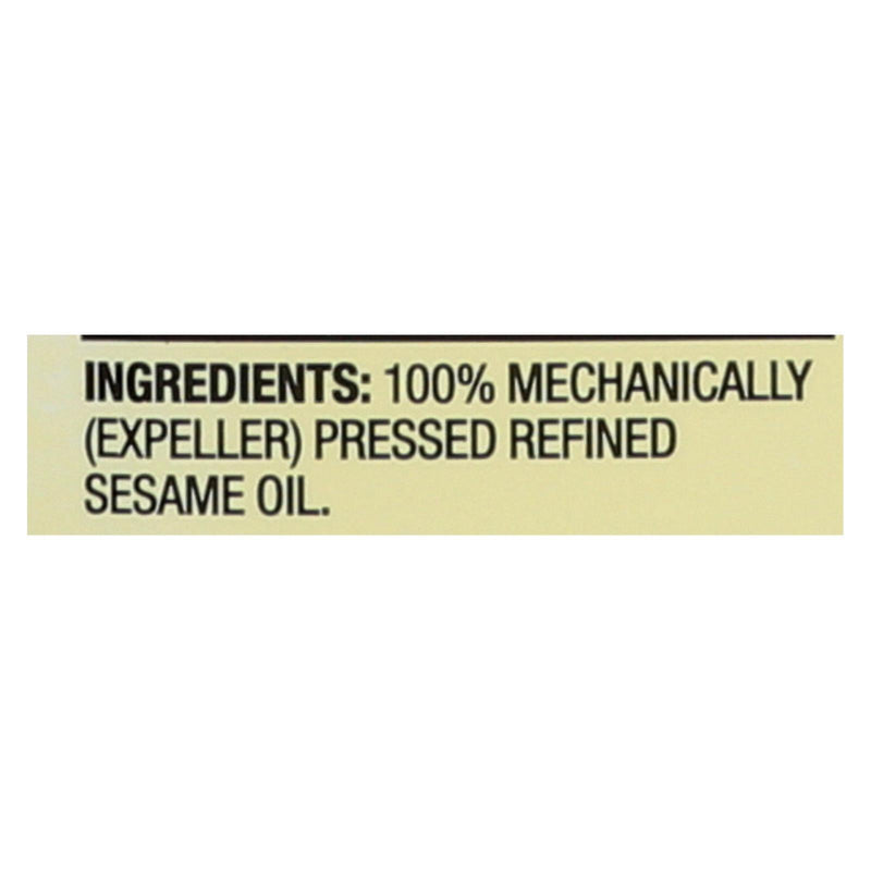 Spectrum Naturals Refined Sesame Oil - Case Of 12 - 16 Fl Oz. - Orca Market