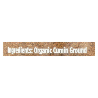 Spicely Organics - Organic Cumin - Ground - Case Of 3 - 1.7 Oz. - Orca Market