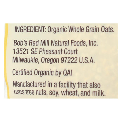 Bob's Red Mill - Oats - Organic Steel Cut Oats - Case Of 4 - 24 Oz. - Orca Market