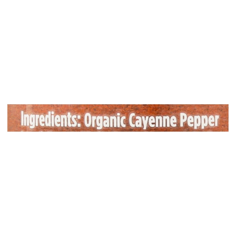 Spicely Organics - Organic Cayenne Pepper - Case Of 3 - 1.6 Oz. - Orca Market