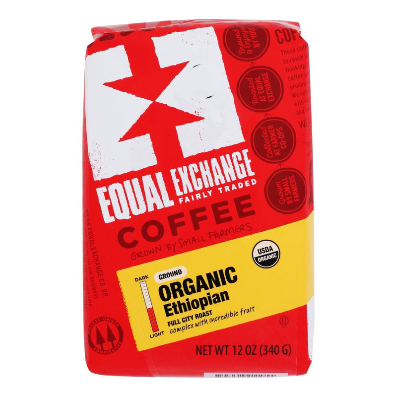 Equal Exchange Organic Drip Coffee - Ethiopian - Case Of 6 - 12 Oz. - Orca Market