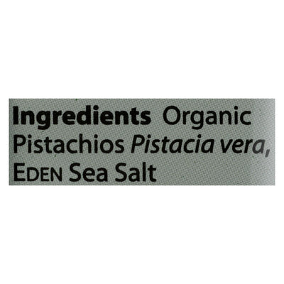 Eden Foods Organic Pocket Snacks - Pistachios - Shelled And Dry Roasted - 1 Oz - Case Of 12 - Orca Market