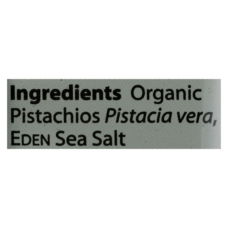 Eden Foods Organic Pocket Snacks - Pistachios - Shelled And Dry Roasted - 1 Oz - Case Of 12 - Orca Market